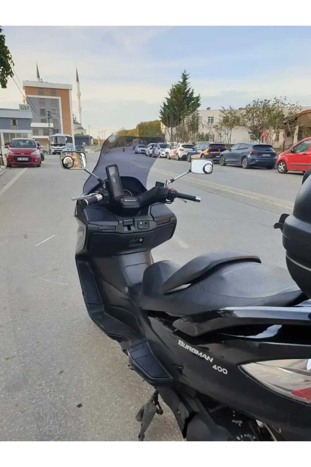 Suzuki Burgman 400 K7 Ön Cam 2007-2015 Model 70cm Füme Renkli 4mm