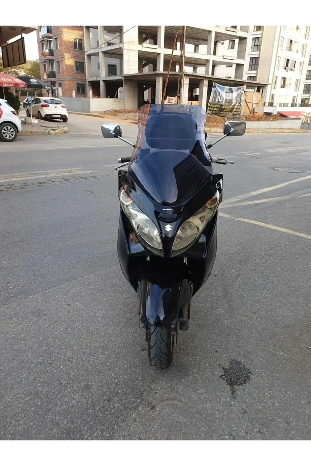 Suzuki Burgman 400 K7 Ön Cam 2007-2015 Model 70cm Füme Renkli 4mm