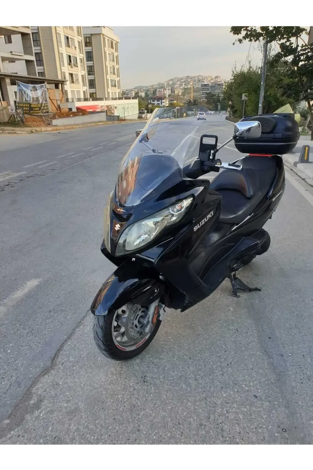 Suzuki Burgman 400 K7 Ön Cam 2007-2015 Model 70cm Şeffaf Renkli 4