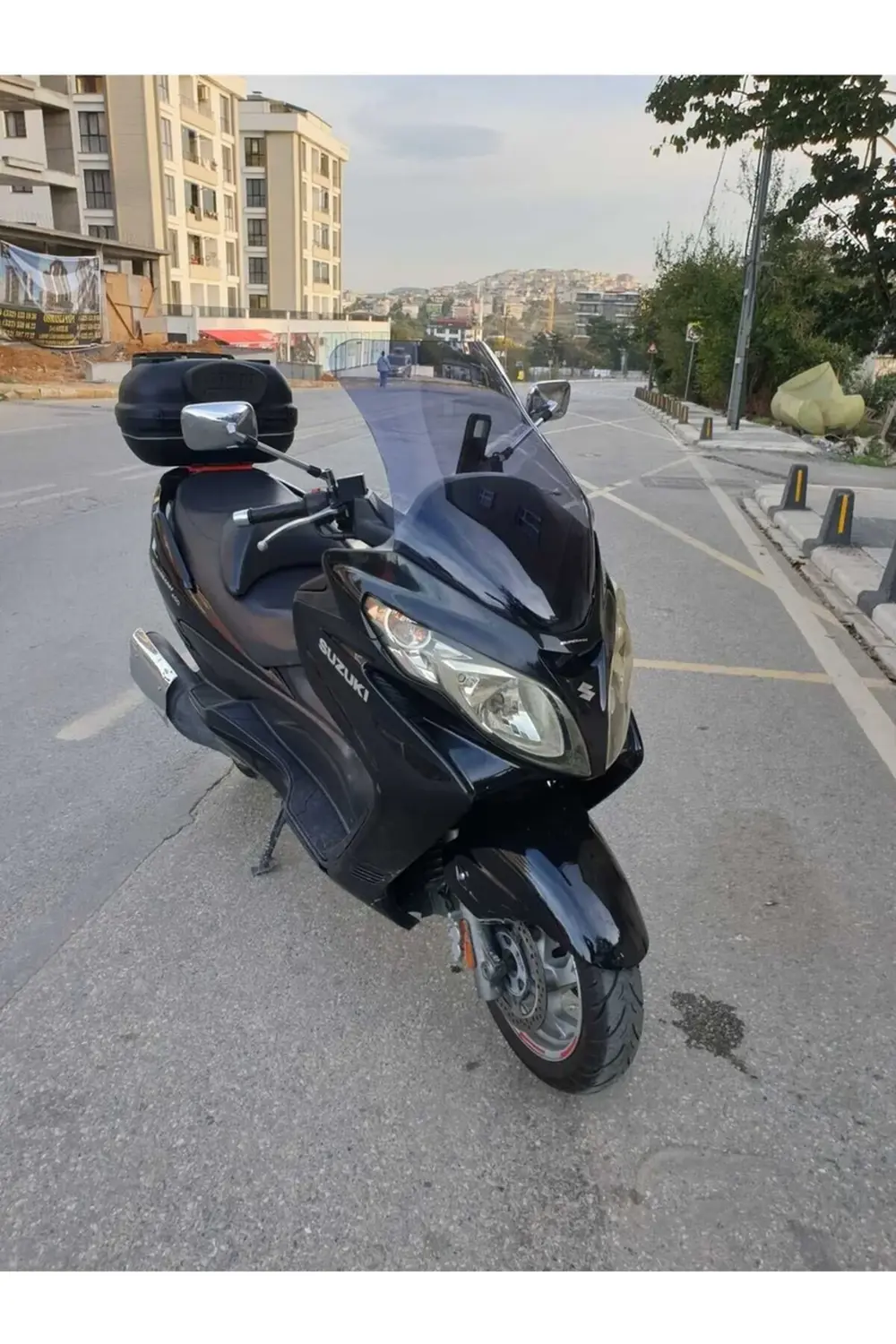 Suzuki Burgman 400 K7 Ön Cam 2007-2015 Model 70cm Füme Renkli 4mm