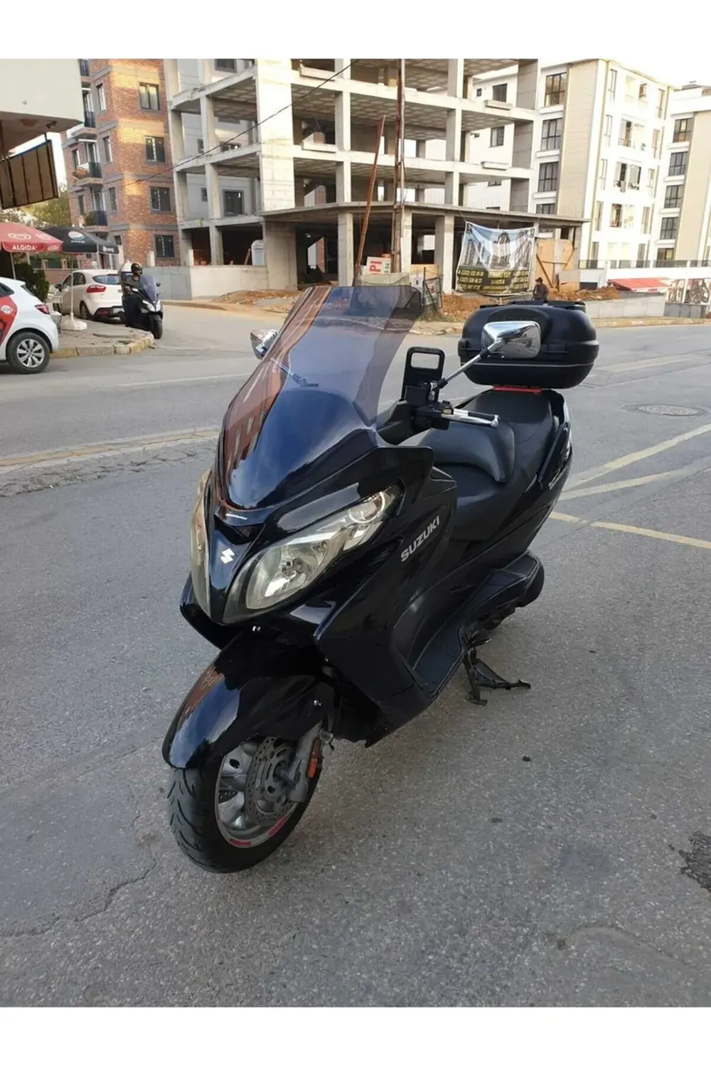 Suzuki Burgman 400 K7 Ön Cam 2007-2015 Model 70cm Füme Renkli 4mm