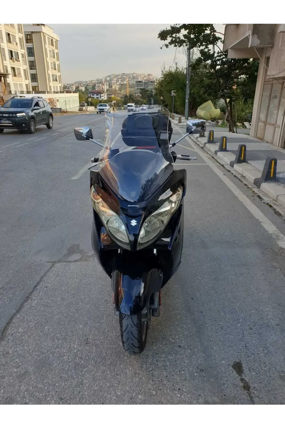 Suzuki Burgman 400 K7 Ön Cam 2007-2015 Model 70cm Şeffaf Renkli 4