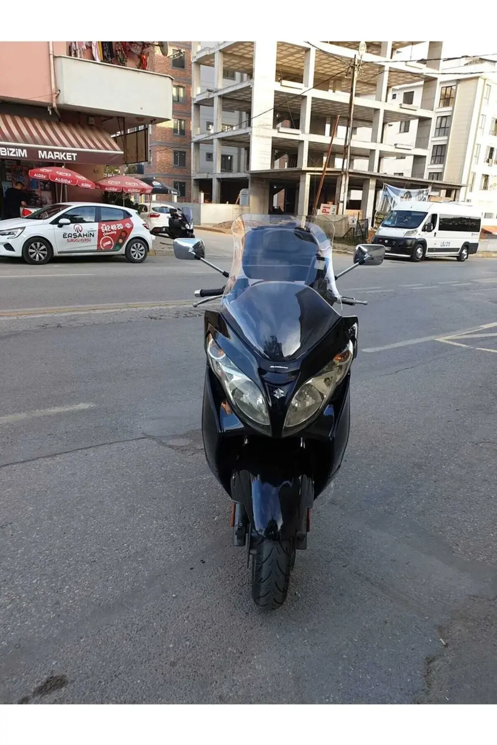 Suzuki Burgman 400 K7 Ön Cam 2007-2015 Model 70cm Şeffaf Renkli 4