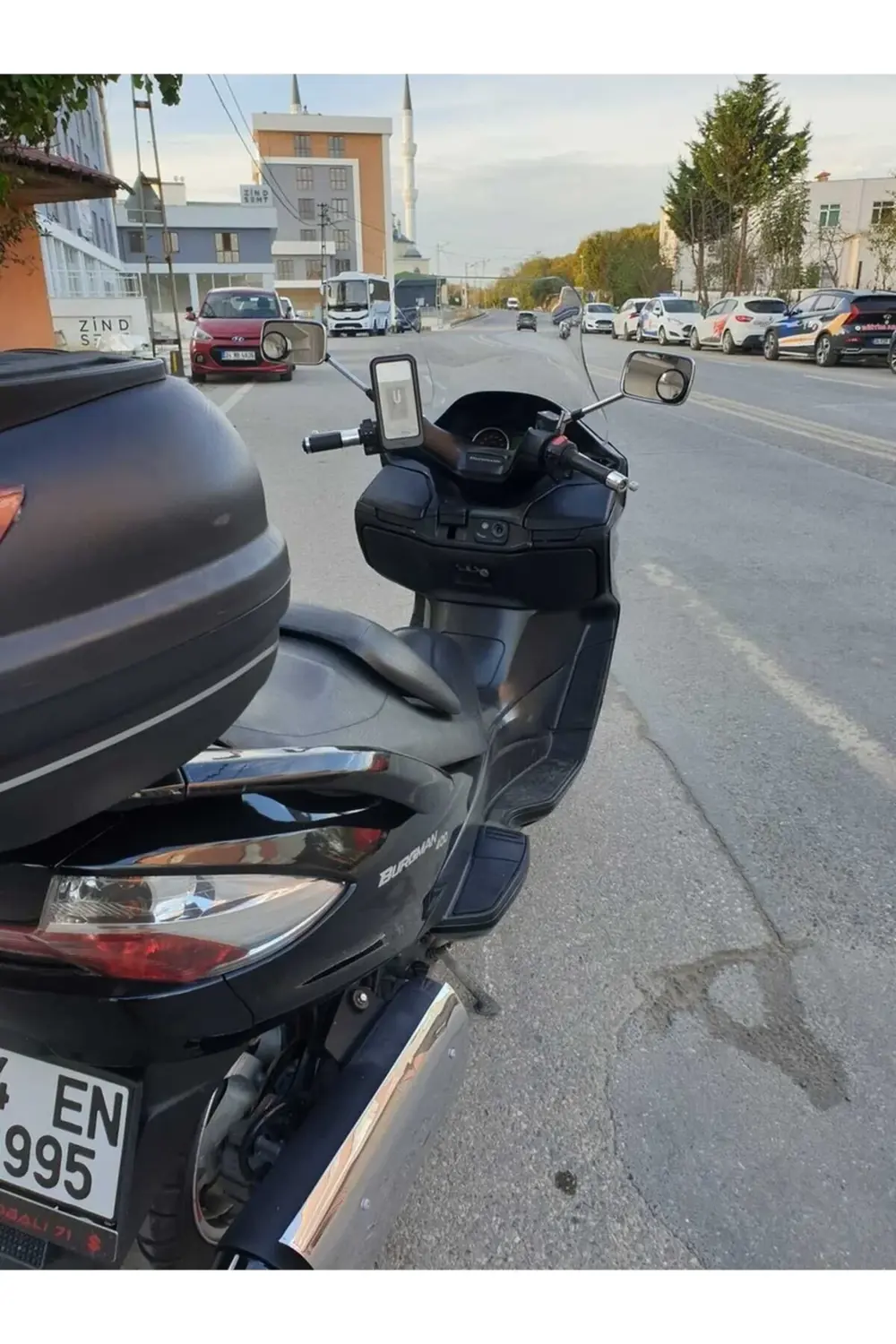 Suzuki Burgman 400 K7 Ön Cam 2007-2015 Model 70cm Şeffaf Renkli 4