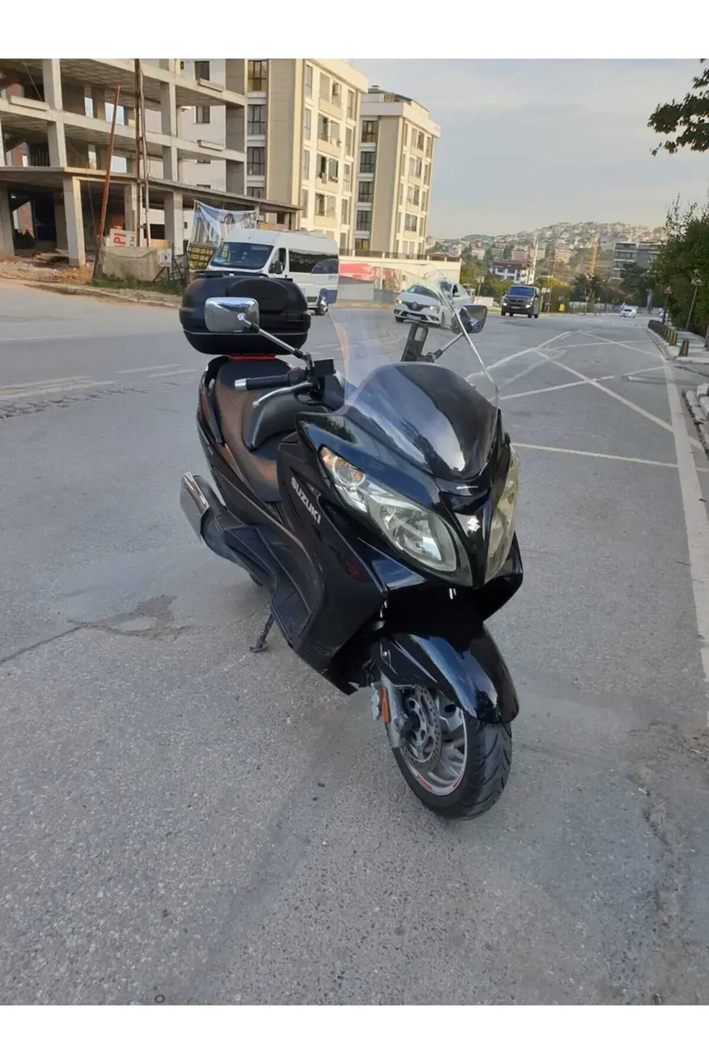 Suzuki Burgman 400 K7 Ön Cam 2007-2015 Model 70cm Şeffaf Renkli 4