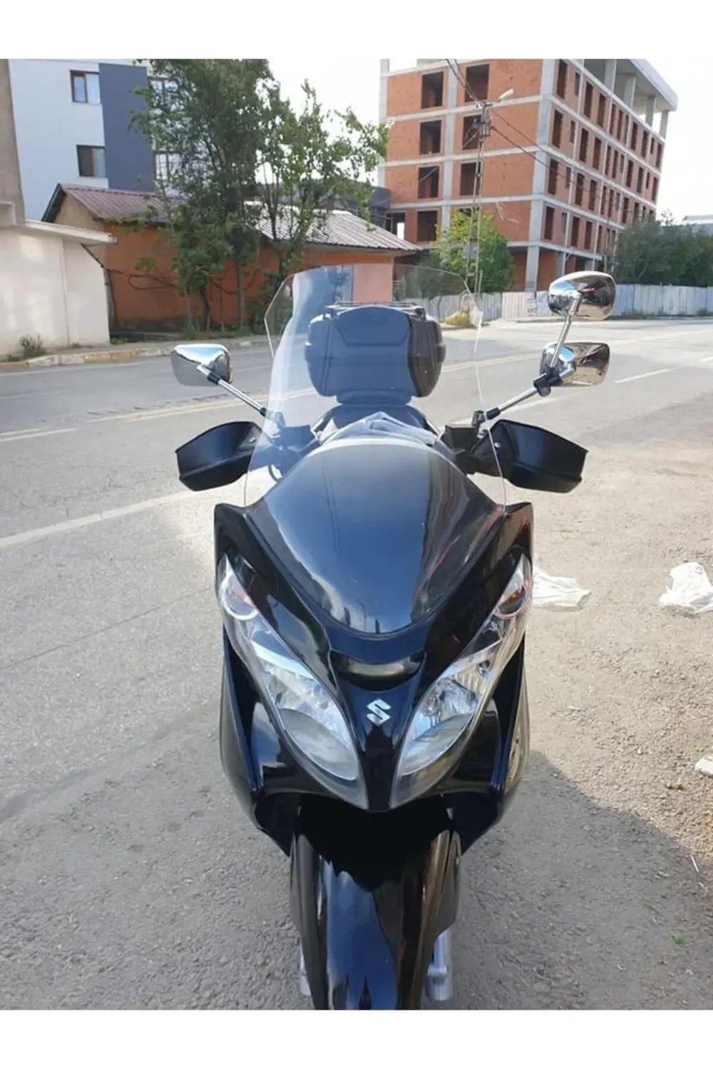 Suzuki Burgman 400 K7 Ön Cam 2007-2015 Model 70cm Şeffaf Renkli 4