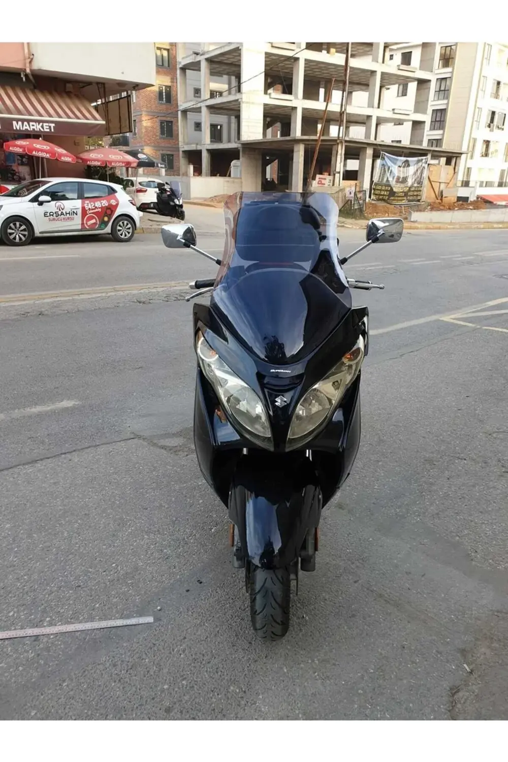 Suzuki Burgman 400 K7 Ön Cam 2007-2015 Model 70cm Füme Renkli 4mm