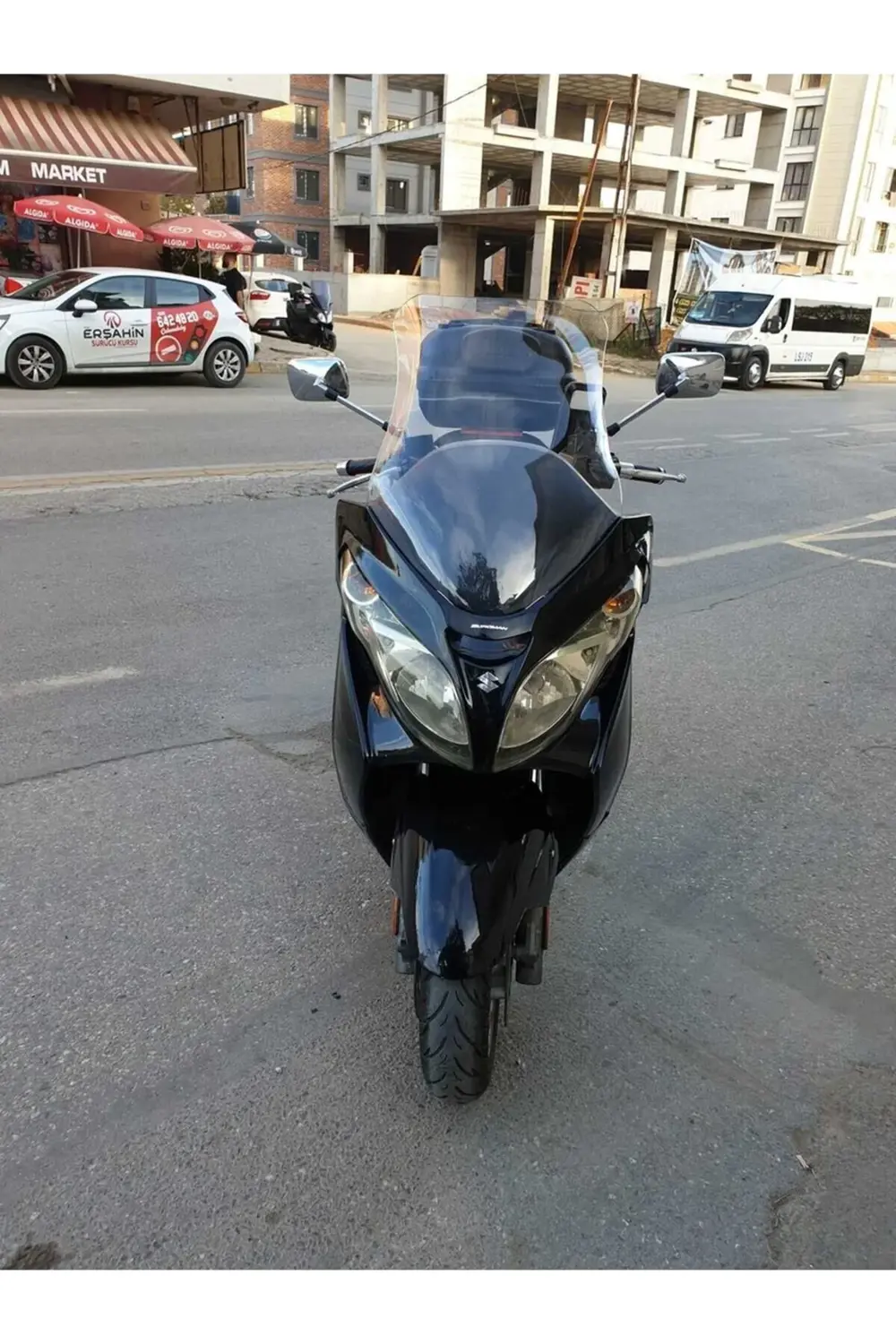 Suzuki Burgman 400 K7 Ön Cam 2007-2015 Model 70cm Şeffaf Renkli 4