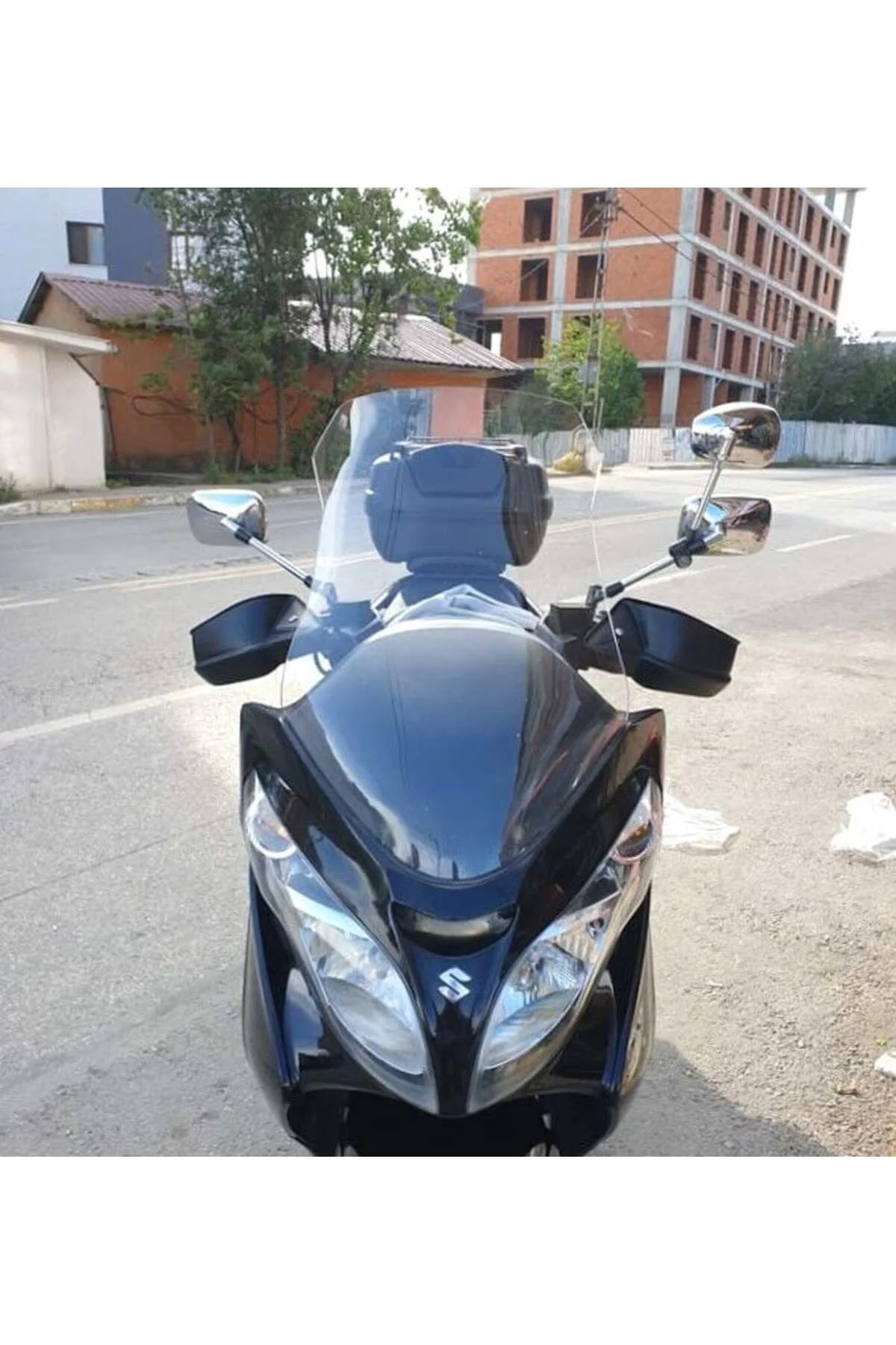 Suzuki Burgman 400 K7 Ön Cam 2007-2015 Model 70cm Şeffaf Renkli 4