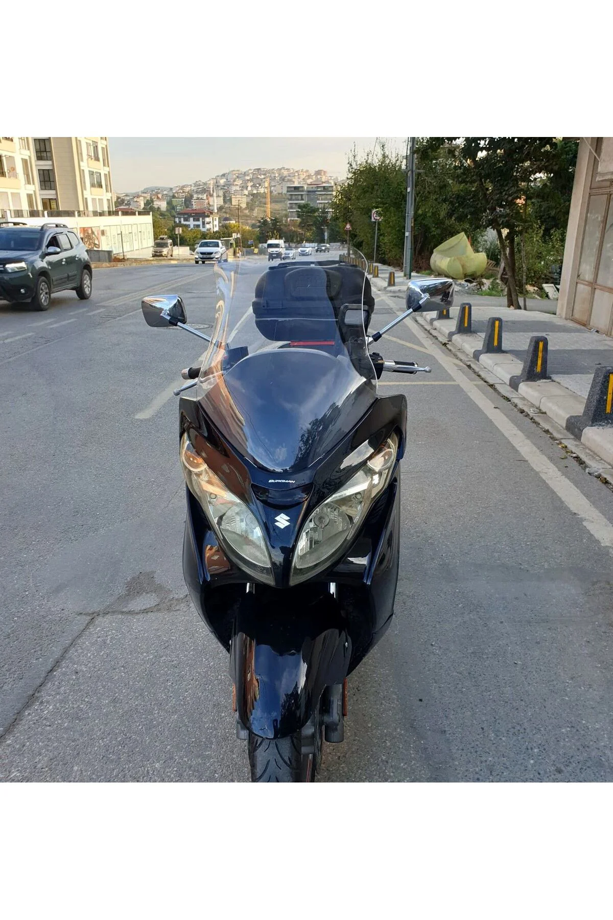 Suzuki Burgman 400 K7 Ön Cam 2007-2015 Model 70cm Şeffaf Renkli 4