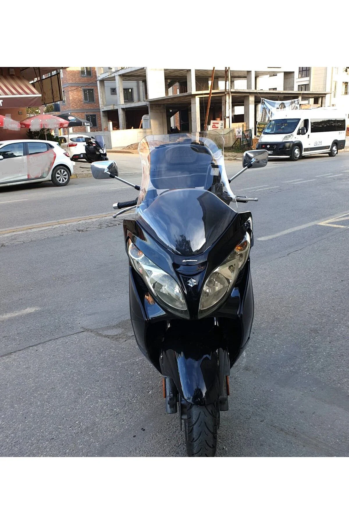 Suzuki Burgman 400 K7 Ön Cam 2007-2015 Model 70cm Şeffaf Renkli 4