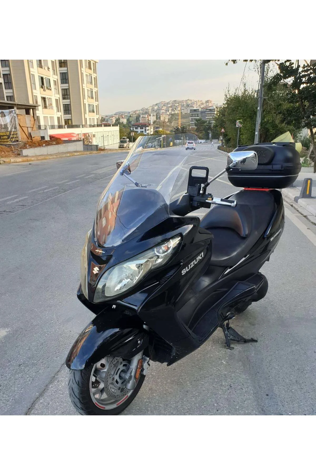 Suzuki Burgman 400 K7 Ön Cam 2007-2015 Model 70cm Şeffaf Renkli 4
