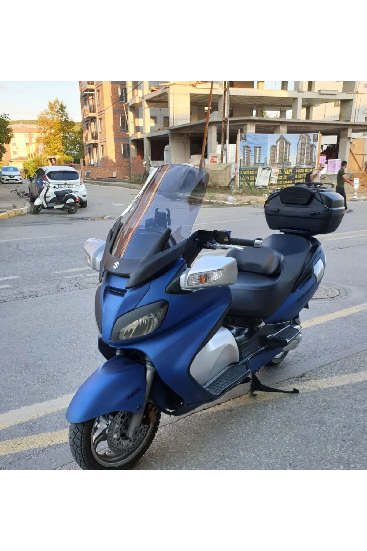 Suzuki Burgman 650 Ön Cam 2005-2008 Model 65cm Füme Renkli 4mm