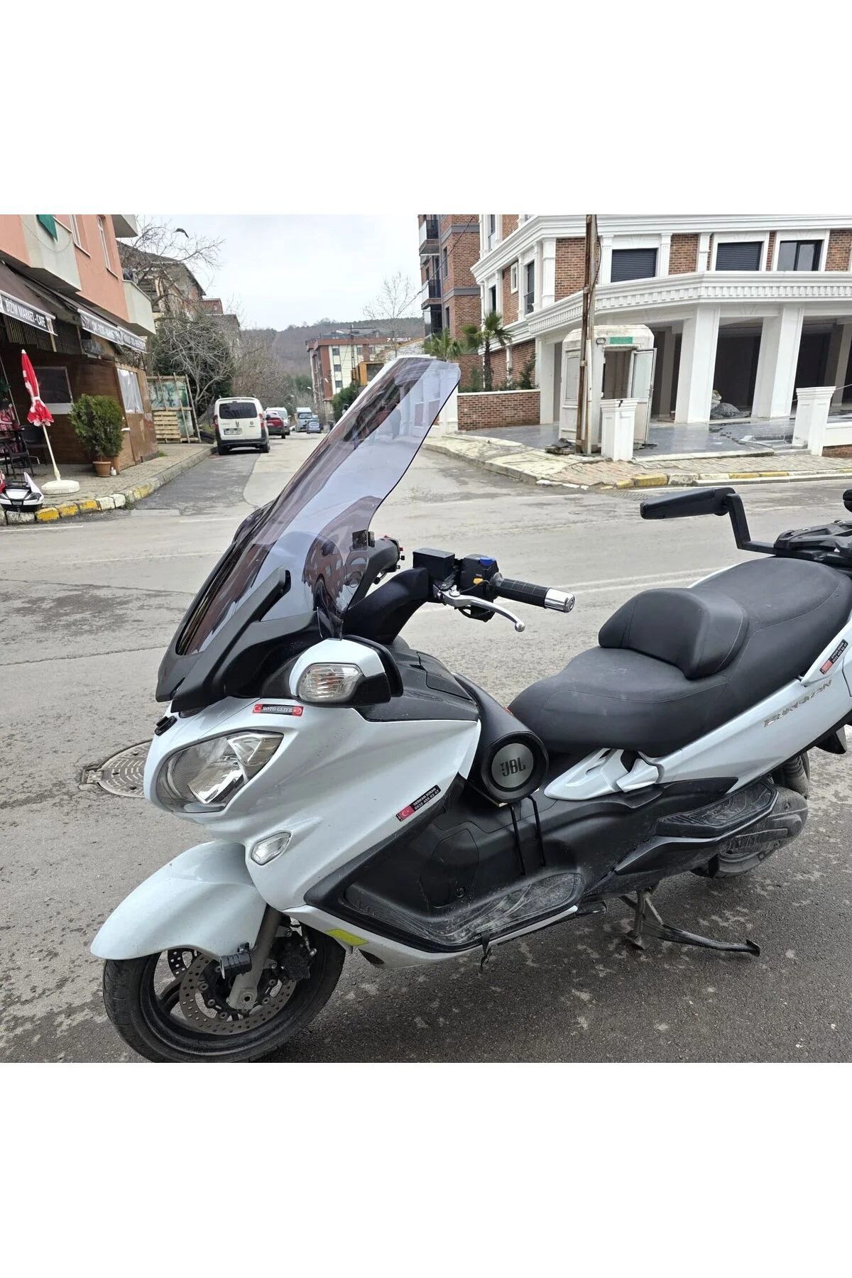 Suzuki Burgman 650 Ön Cam 2013-2018 Model 76cm Füme Renkli 4mm