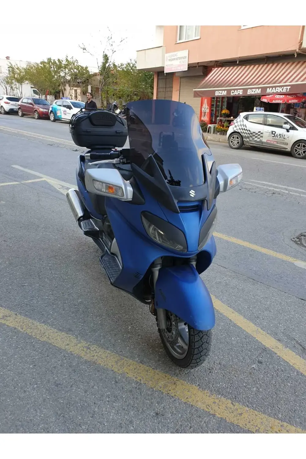 Suzuki Burgman 650 Ön Cam 2005 2018 Model 65cm Siyah Renkli 4mm O