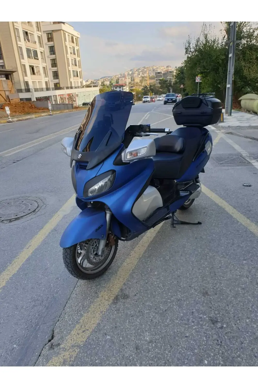 Suzuki Burgman 650 Ön Cam 2005 2018 Model 65cm Siyah Renkli 4mm O
