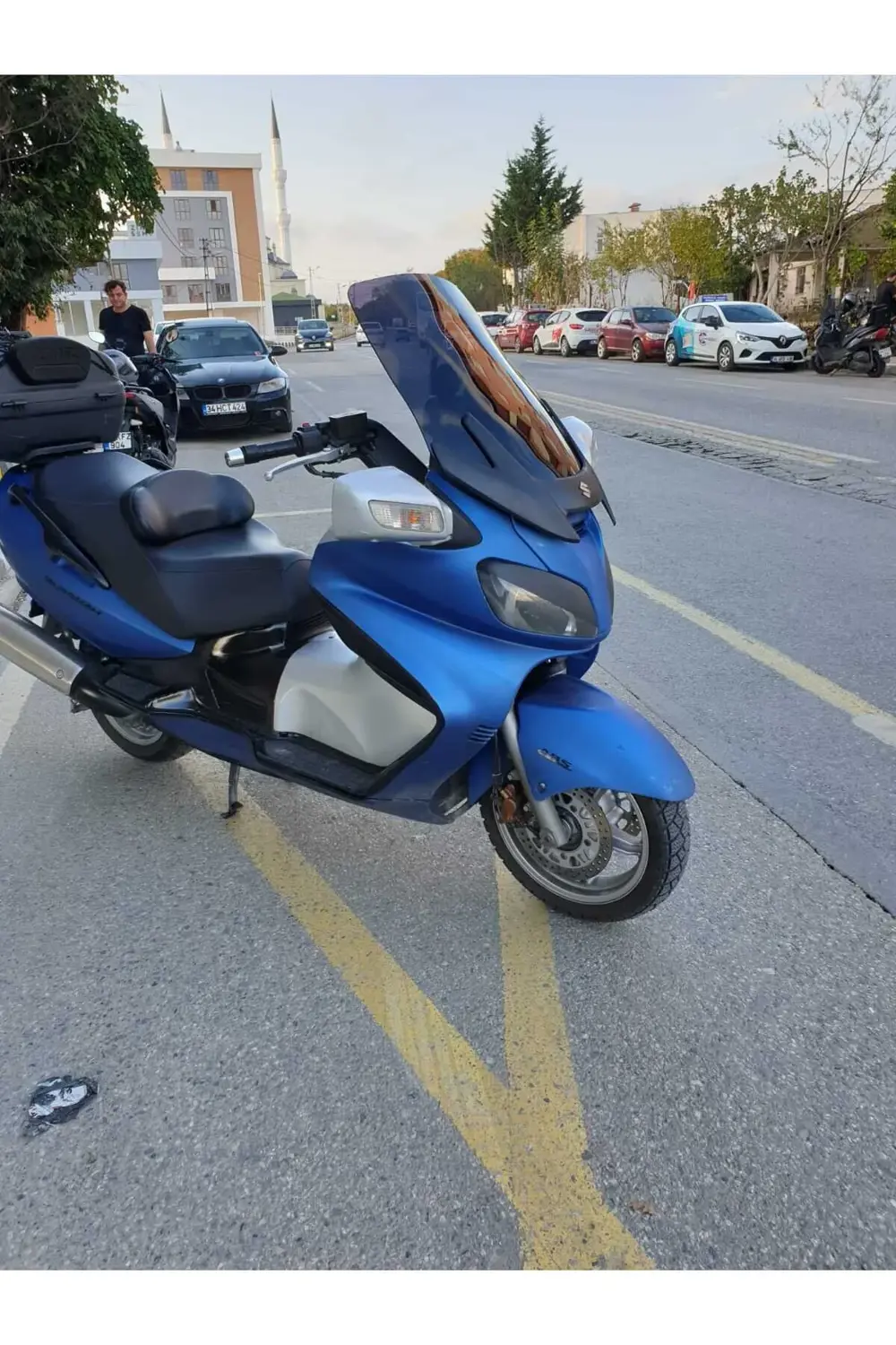 Suzuki Burgman 650 Ön Cam 2005 2018 Model 65cm Siyah Renkli 4mm O