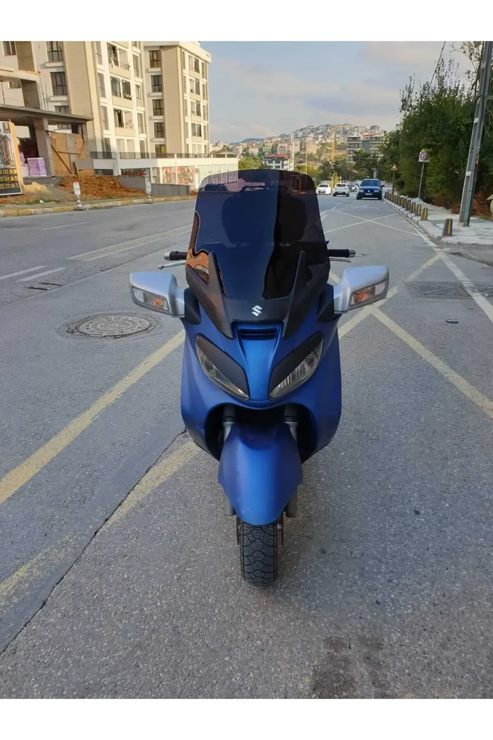 Suzuki Burgman 650 Ön Cam 2005 2018 Model 65cm Siyah Renkli 4mm O
