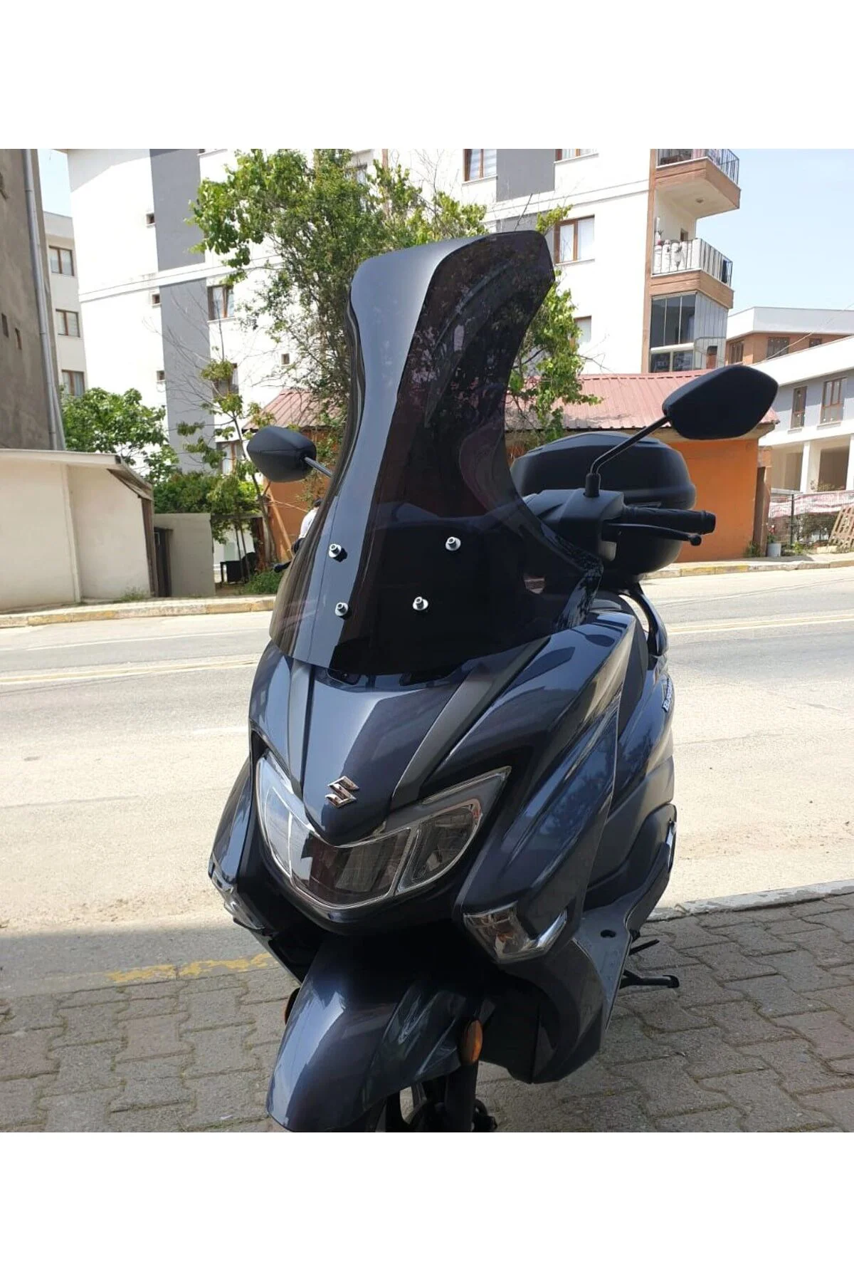 Suzuki Burgman Street EX 125 Ön Cam 2023-2026 Model 62cm Siyah Re