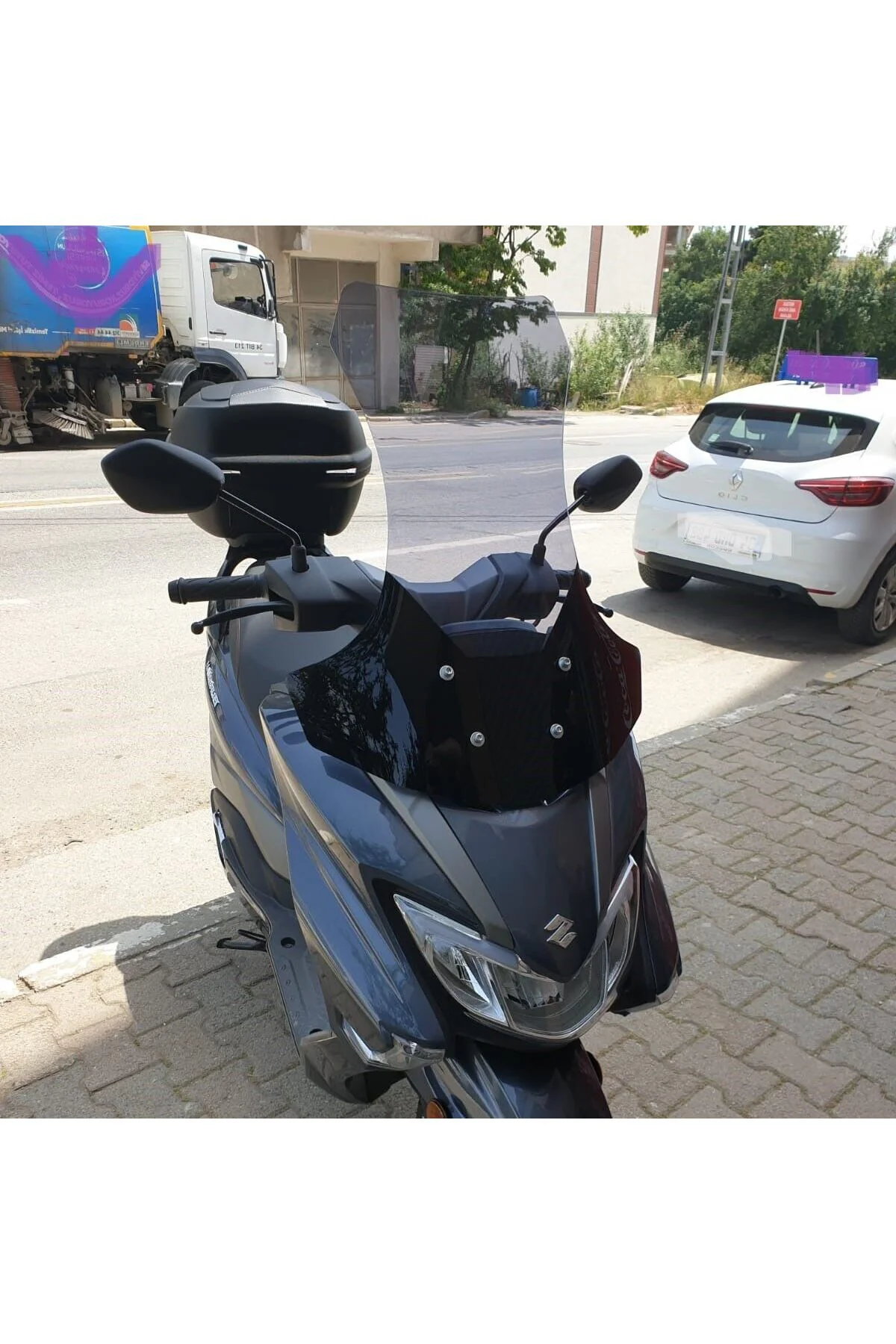 Suzuki Burgman Street EX 125 Ön Cam 2023-2026 Model 62cm Füme Ren