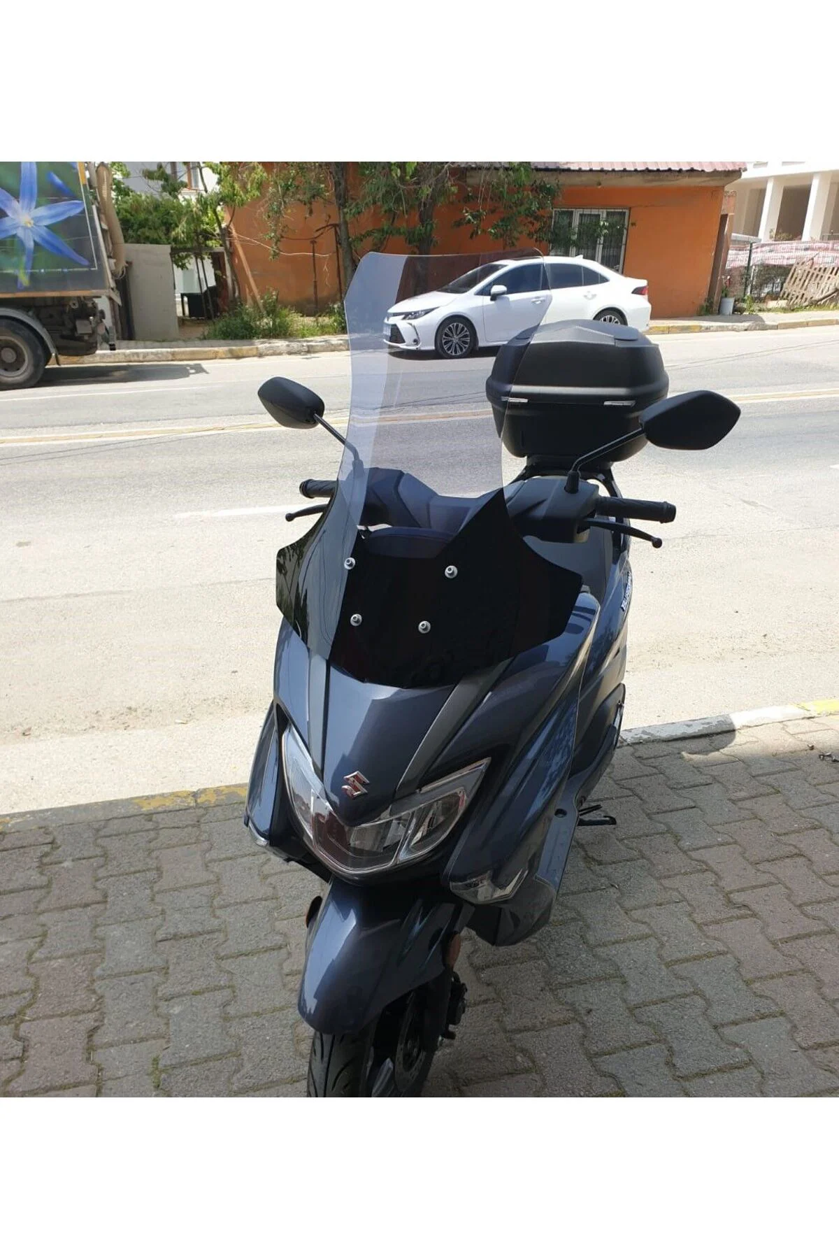 Suzuki Burgman Street EX 125 Ön Cam 2023-2026 Model 62cm Füme Ren