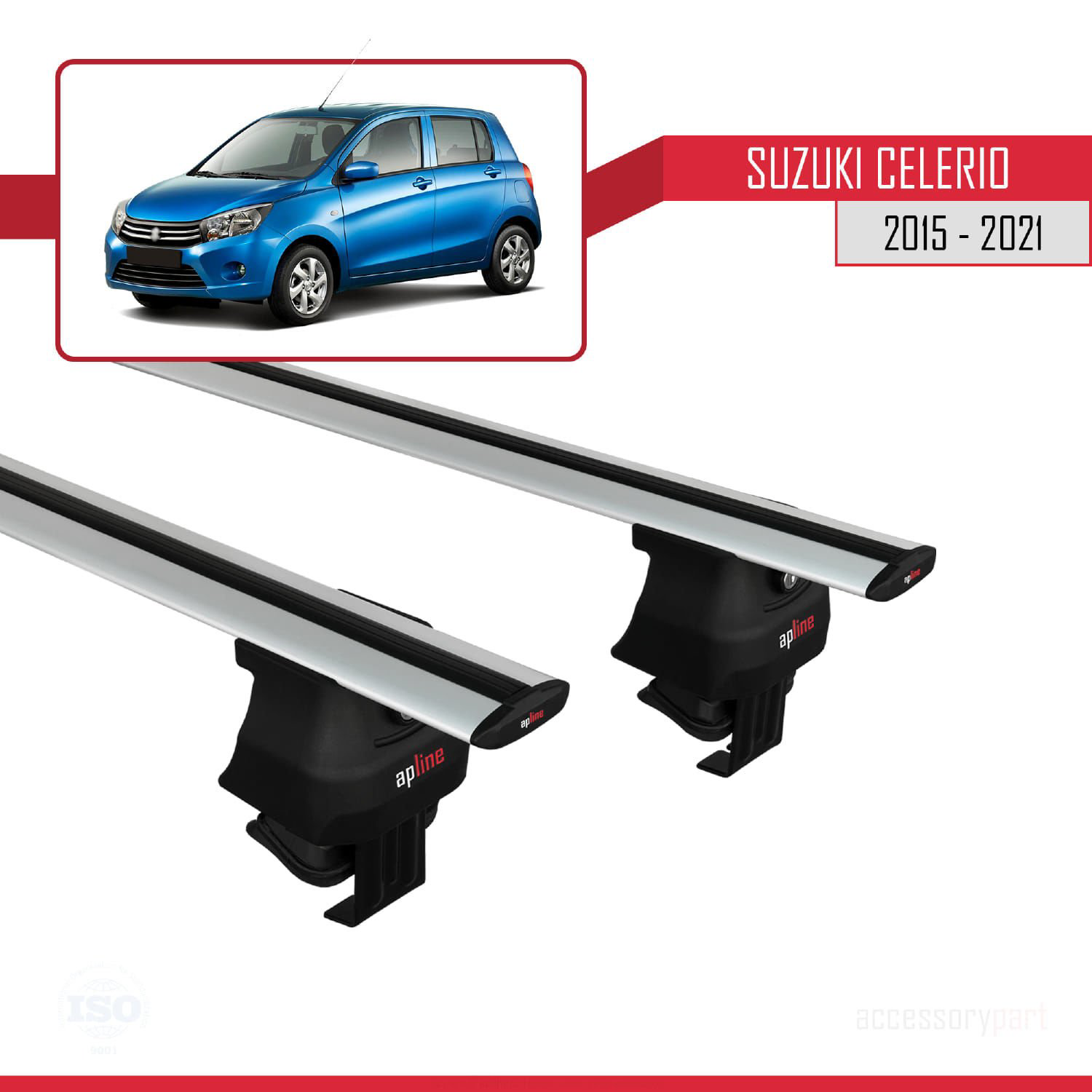 Suzuki Celerio 2015-2021 Arası ile uyumlu ACE-4 Ara Atkı Tavan Ba