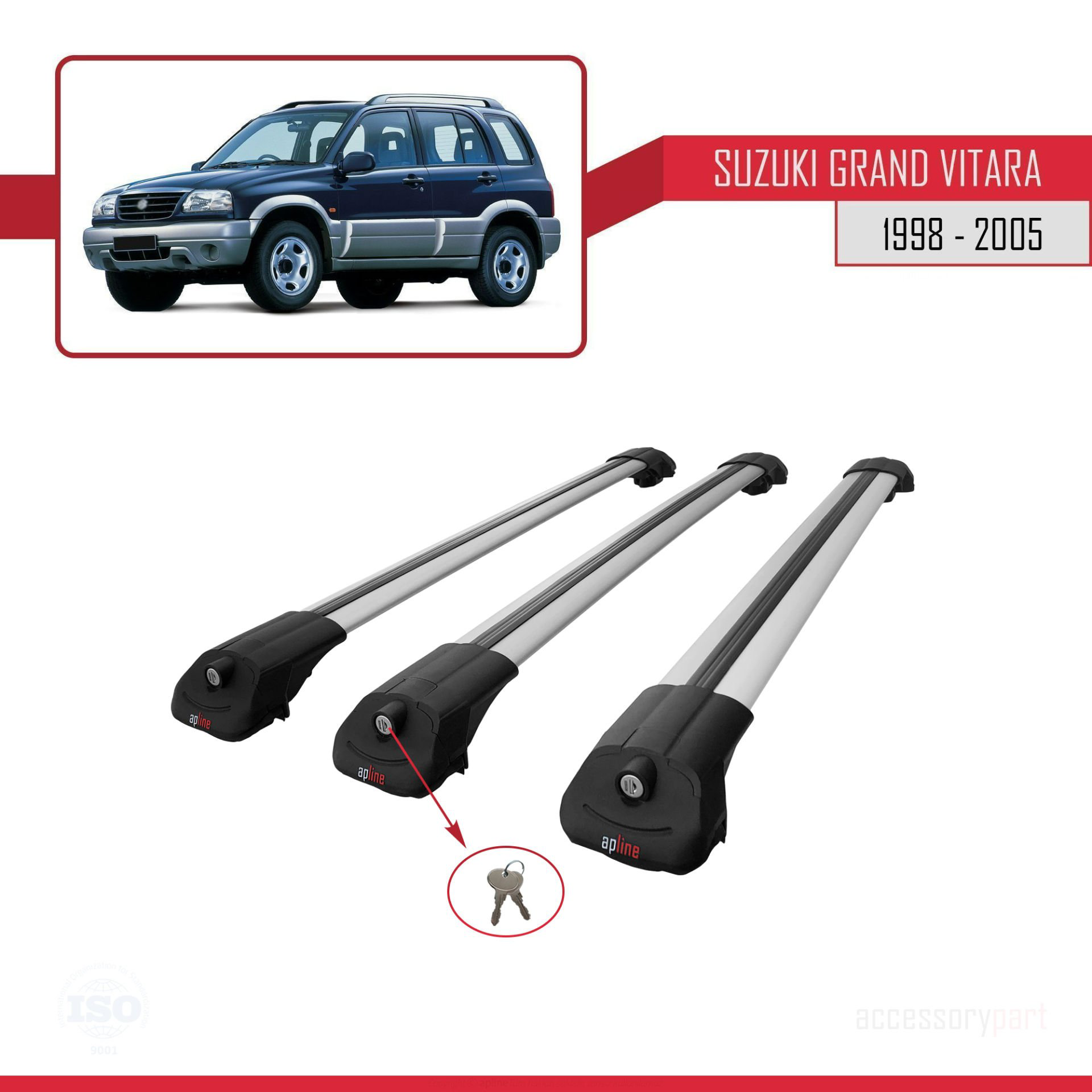 Suzuki Grand Vitara 1998-2005 Arası ile uyumlu ACE-1 Ara Atkı Tav