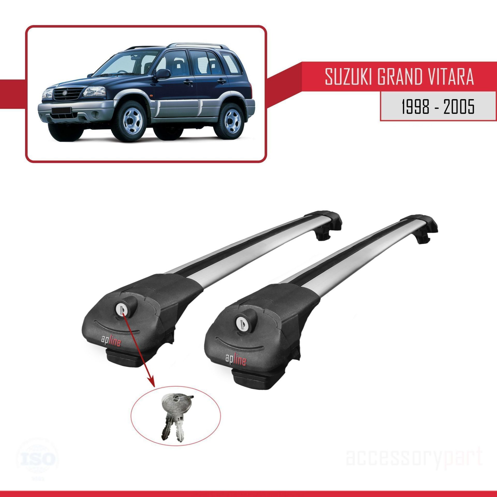 Suzuki Grand Vitara 1998-2005 Arası ile uyumlu ACE-1 Ara Atkı Tav