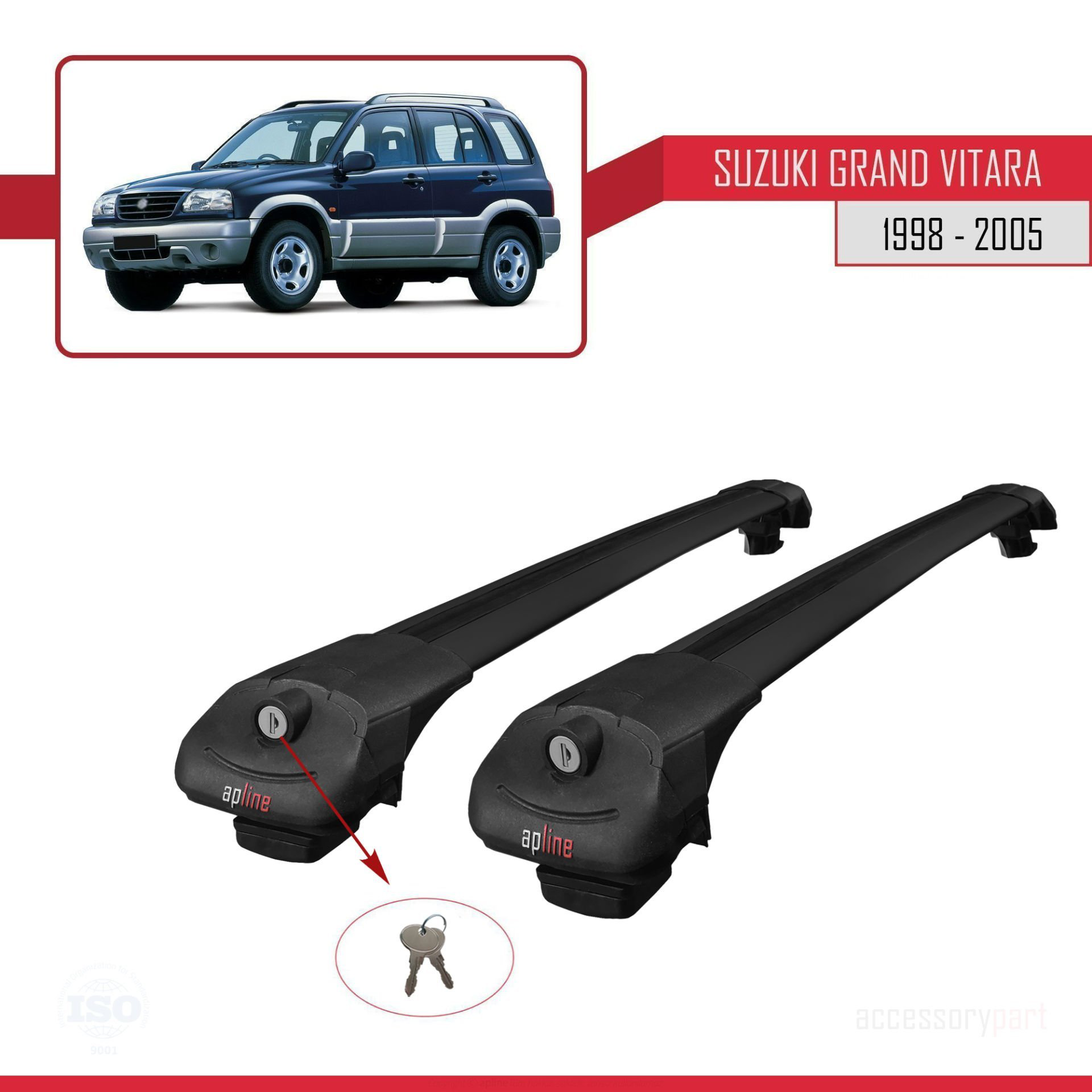 Suzuki Grand Vitara 1998-2005 Arası ile uyumlu ACE-1 Ara Atkı Tav