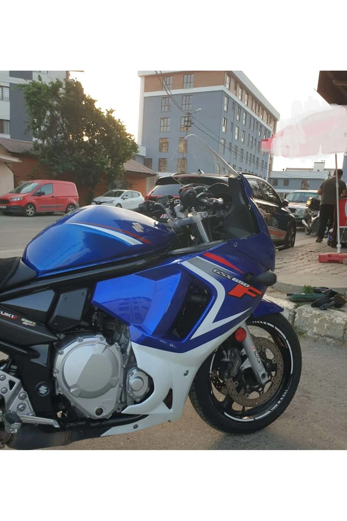 Suzuki GSX 650 F Ön Cam 2008-2012 Model 40cm Şeffaf Renkli