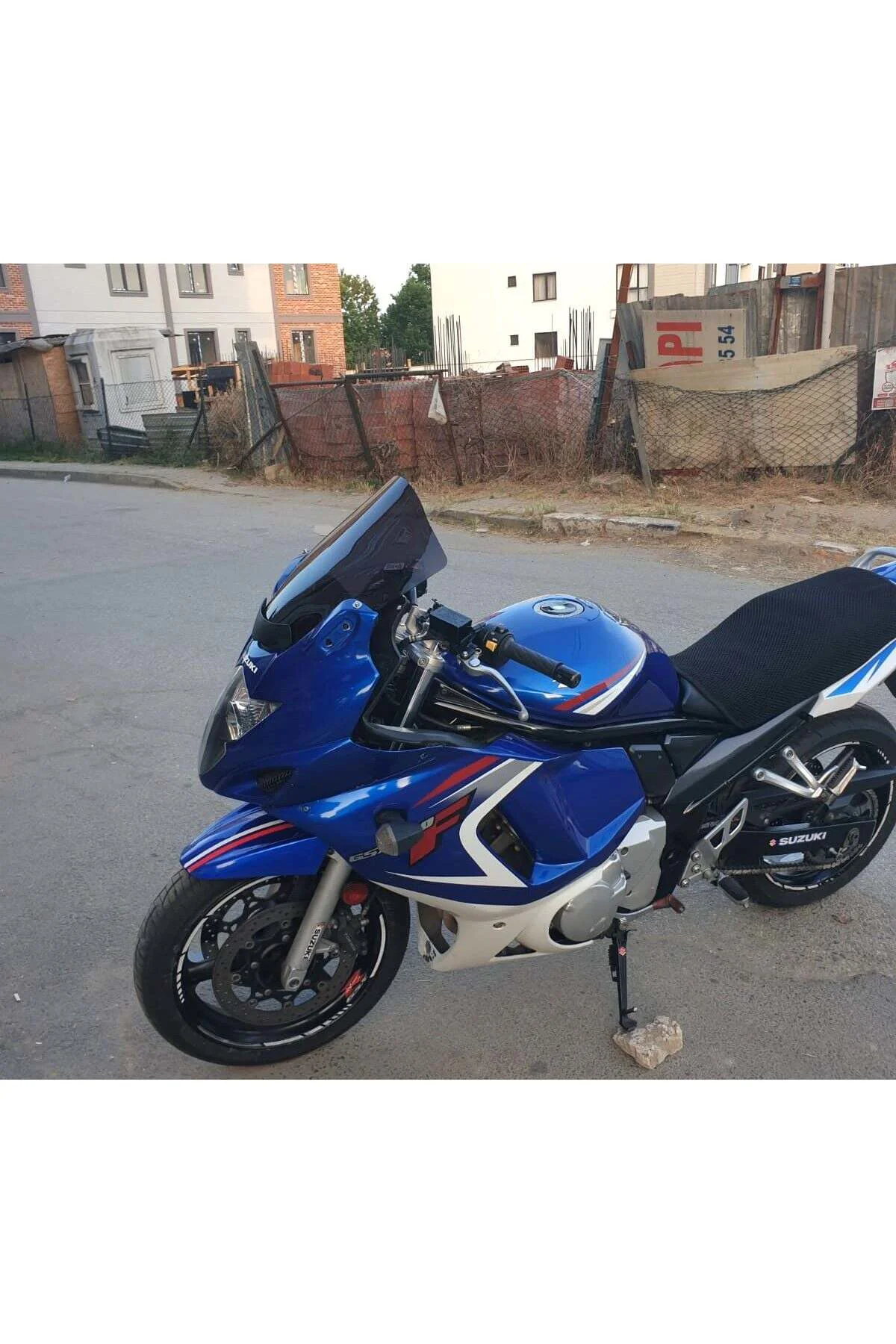 Suzuki GSX 650 F Ön Cam 2008-2012 Model 40cm Siyah Renkli