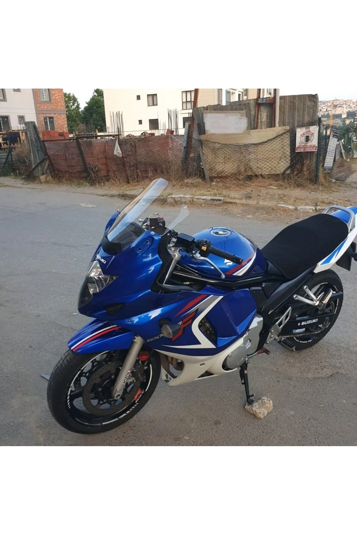 Suzuki GSX 650 F Ön Cam 2008-2012 Model 40cm Şeffaf Renkli