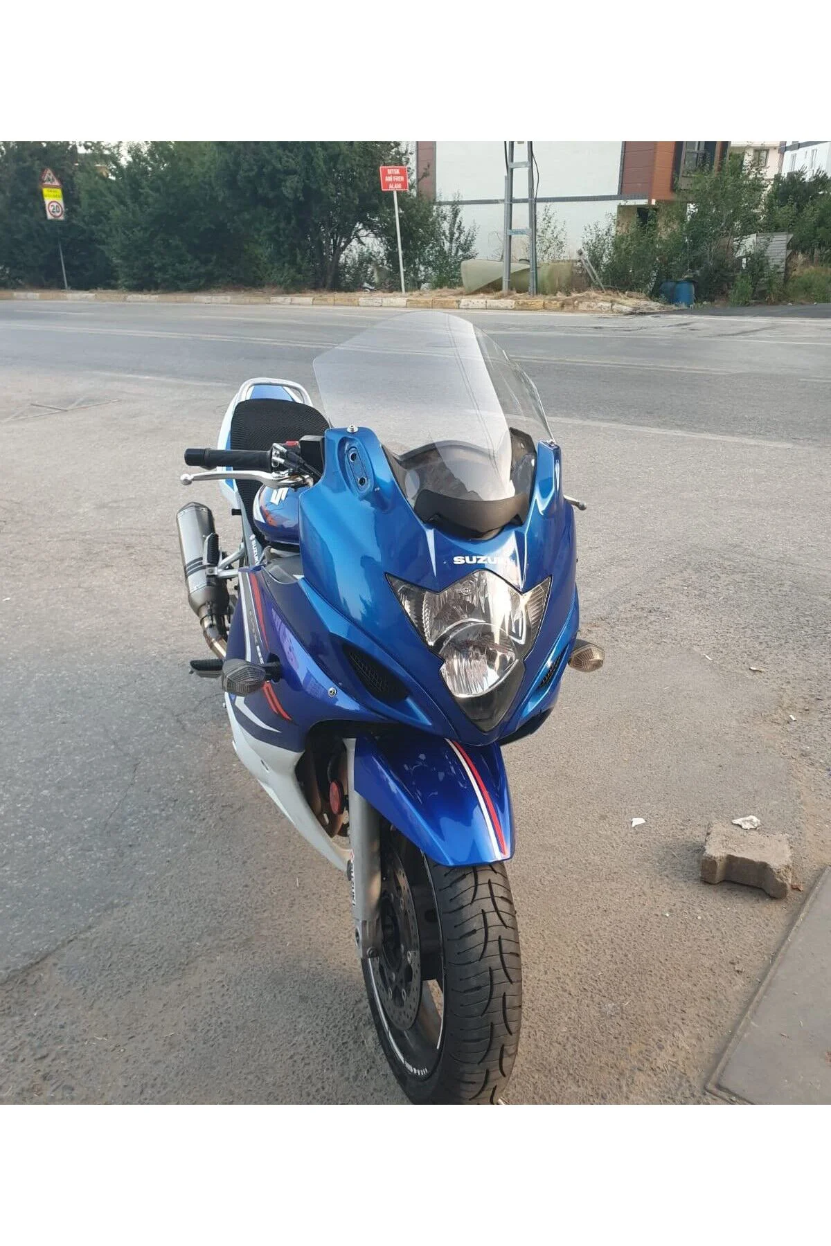 Suzuki GSX 650 F Ön Cam 2008-2012 Model 40cm Şeffaf Renkli