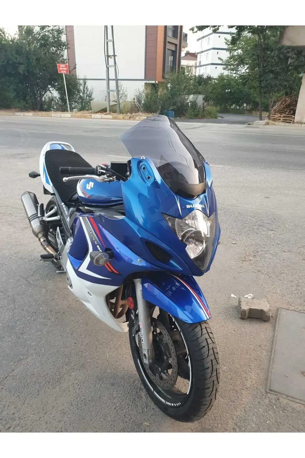 Suzuki GSX 650 F Ön Cam 2008 2012 Model 40cm Açıkfüme Renkli 4mm
