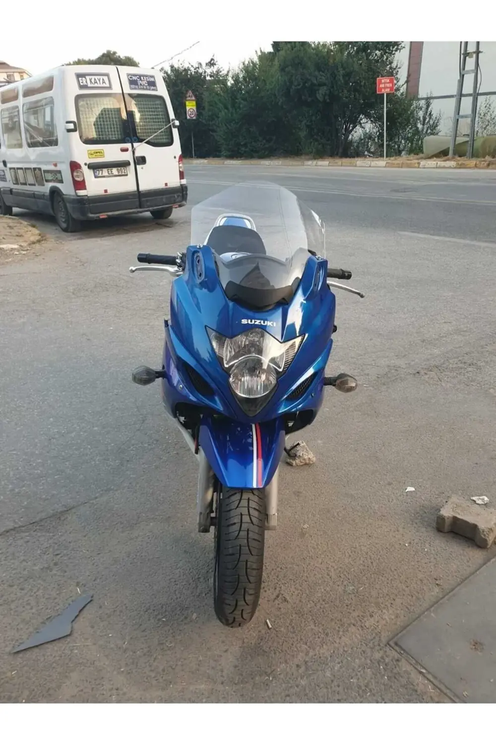 Suzuki GSX 650 F Ön Cam 2008-2012 Model 40cm Şeffaf Renkli