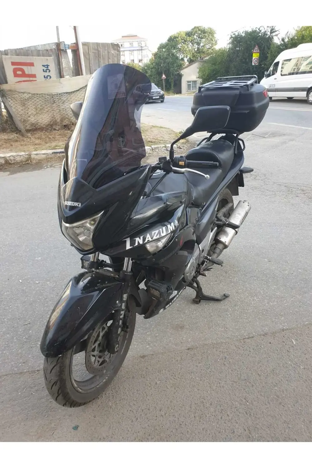 Suzuki İnazuma GW 250F Ön Cam 2014-2017 Model 50cm Siyah Renkli 4