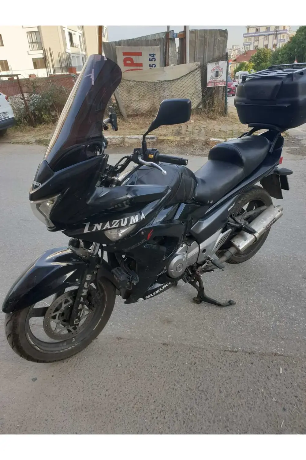 Suzuki İnazuma GW 250F Ön Cam 2014-2017 Model 50cm Siyah Renkli 4
