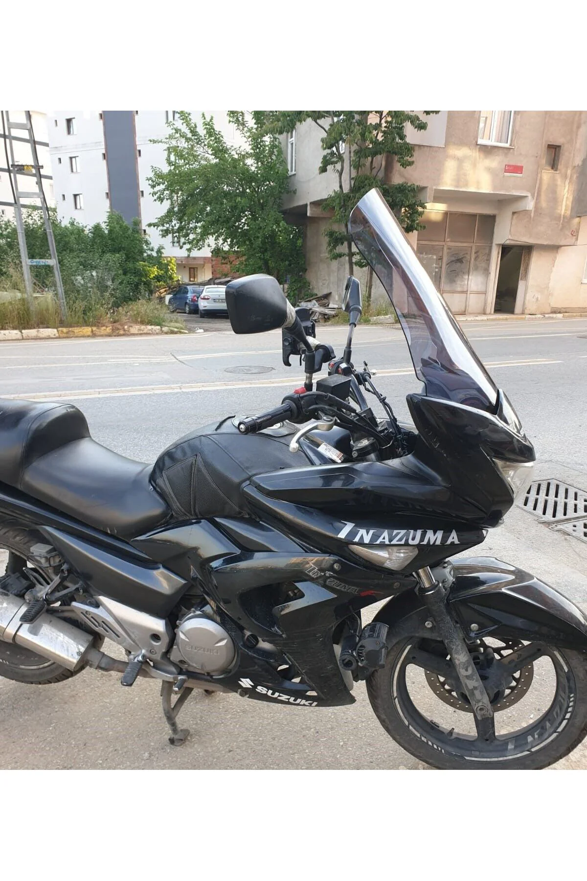 Suzuki İnazuma GW 250F Ön Cam 2012-2017 Model 50cm Füme Renkli 4mm