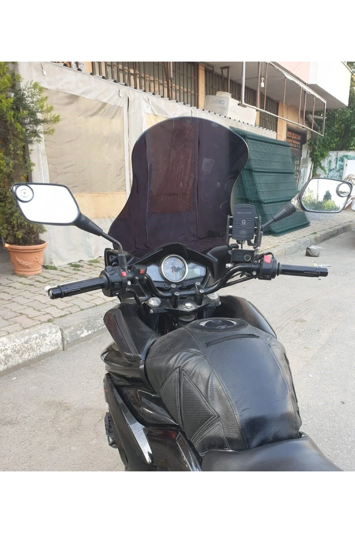Suzuki İnazuma GW 250F Ön Cam 2012-2017 Model 50cm Siyah Renkli 4