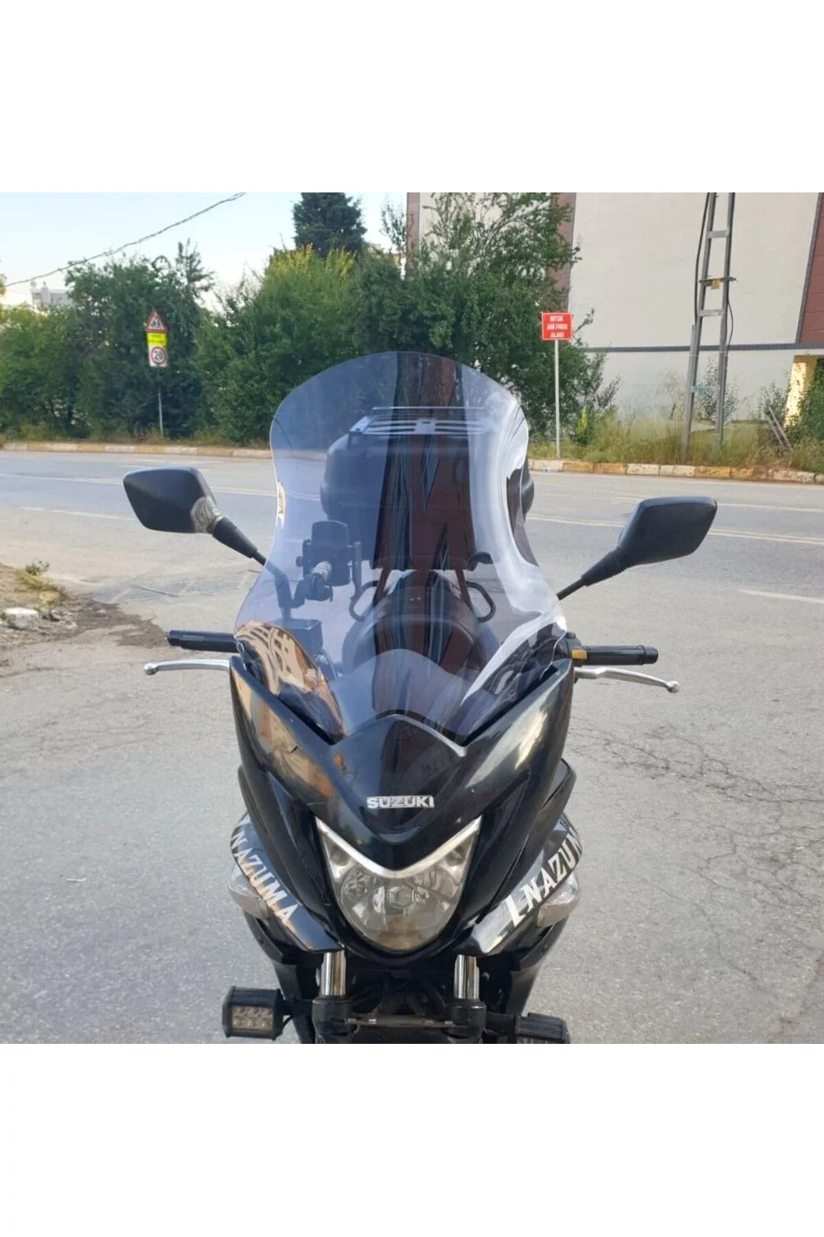 Suzuki İnazuma GW 250F Ön Cam 2012-2017 Model 50cm Füme Renkli 4mm