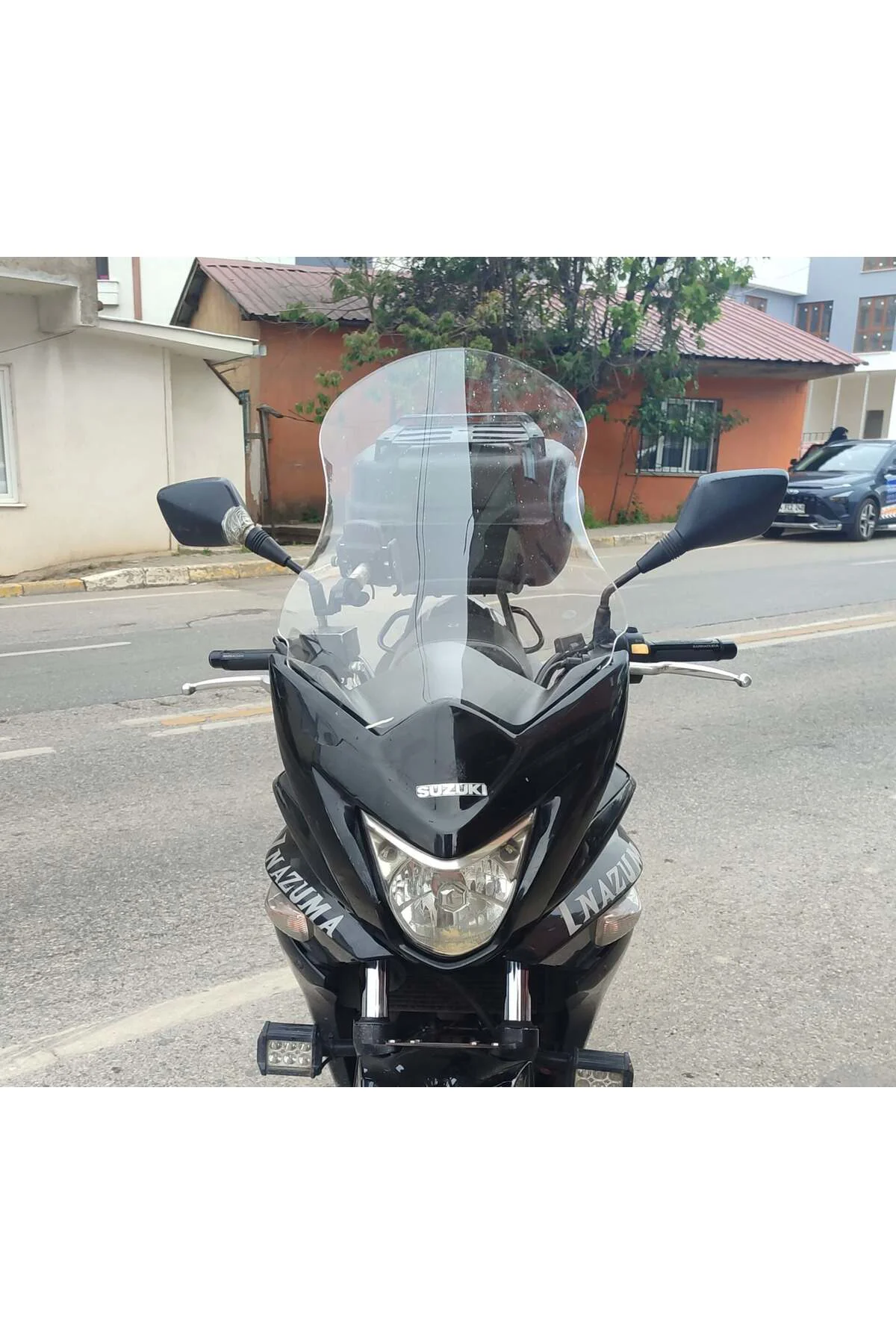 Suzuki İnazuma GW 250F Ön Cam 2012-2017 Model 50cm Şeffaf Renkli 