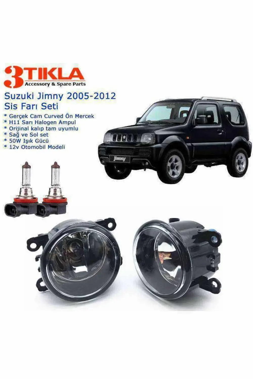 Suzuki Jimny 2005 Sis Farı Set Oem: 8200074008