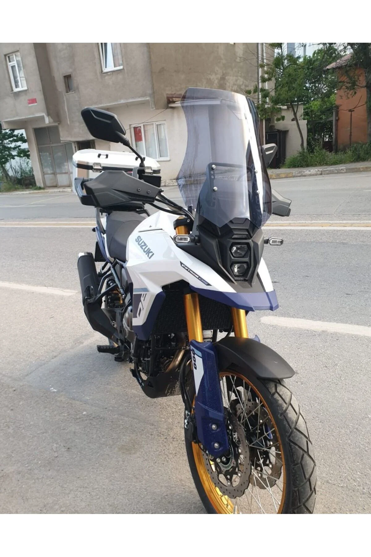 Suzuki V-strom 800 DE Ön Cam 2023-2026 Model 50cm Füme Renkli 4mm
