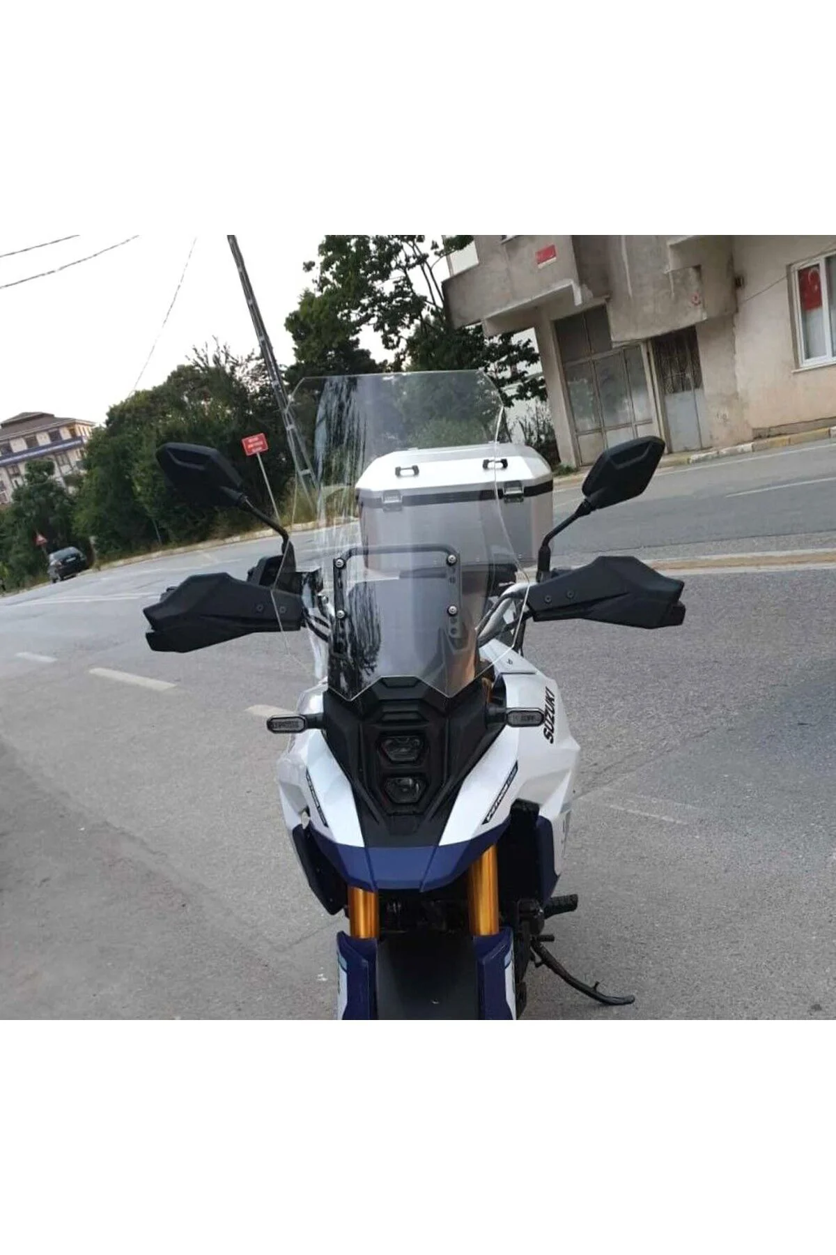 Suzuki V-strom 800 DE Ön Cam 2023-2026 Model 50cm Şeffaf Renkli 4