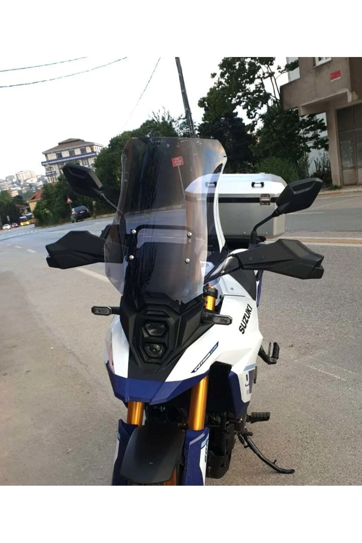 Suzuki V-strom 800 SE Ön Cam 2023-2026 Model 50cm Füme Renkli 4mm