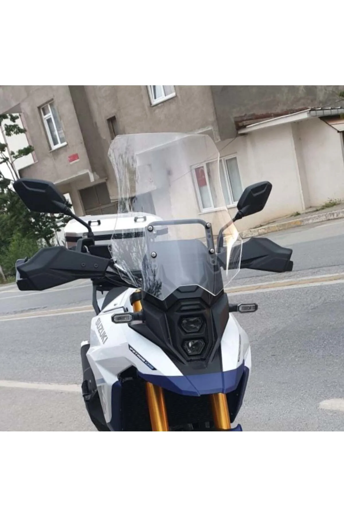 Suzuki V-strom 800 SE Ön Cam 2023-2026 Model 50cm Şeffaf Renkli 4