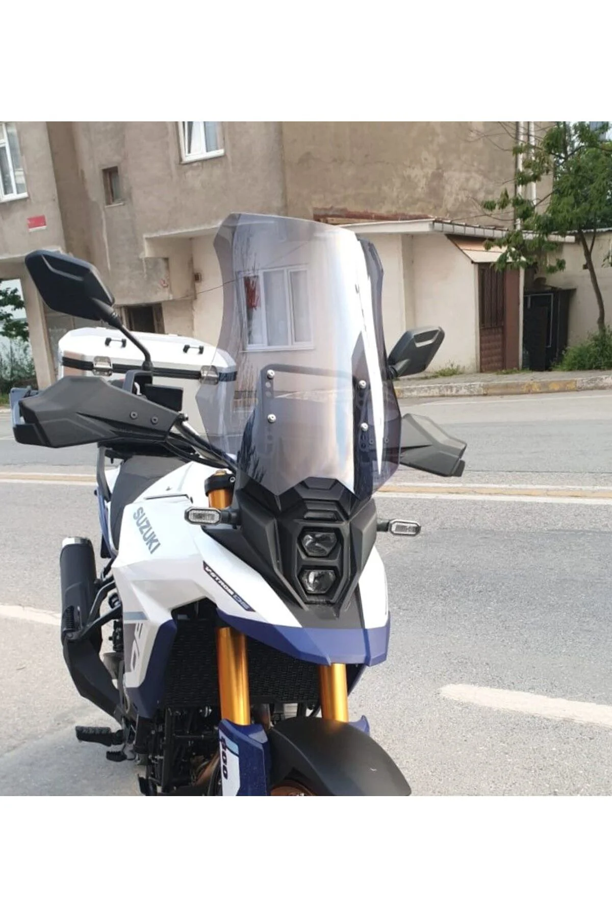 Suzuki V-strom 800 SE Ön Cam 2023-2026 Model 50cm Füme Renkli 4mm