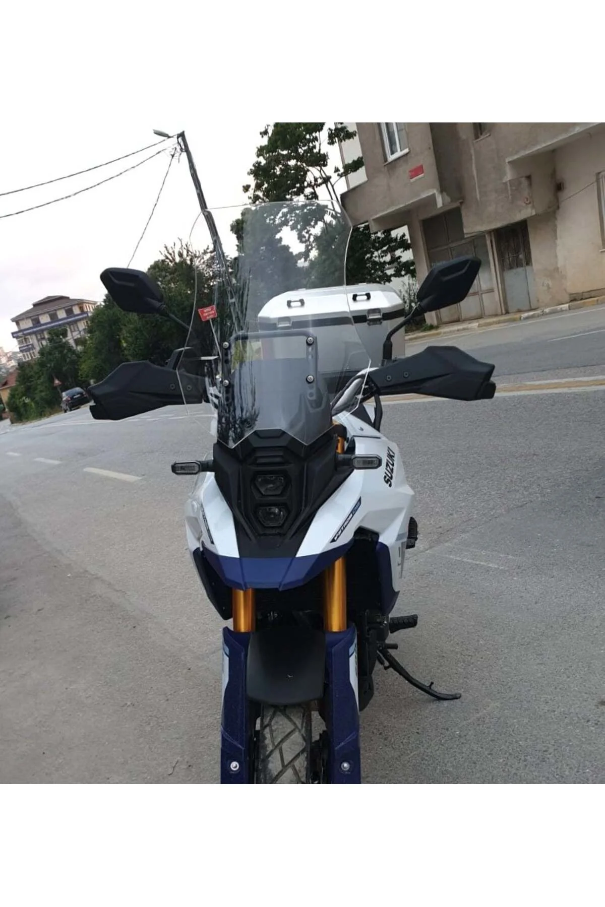 Suzuki V-strom 800 SE Ön Cam 2023-2026 Model 50cm Şeffaf Renkli 4