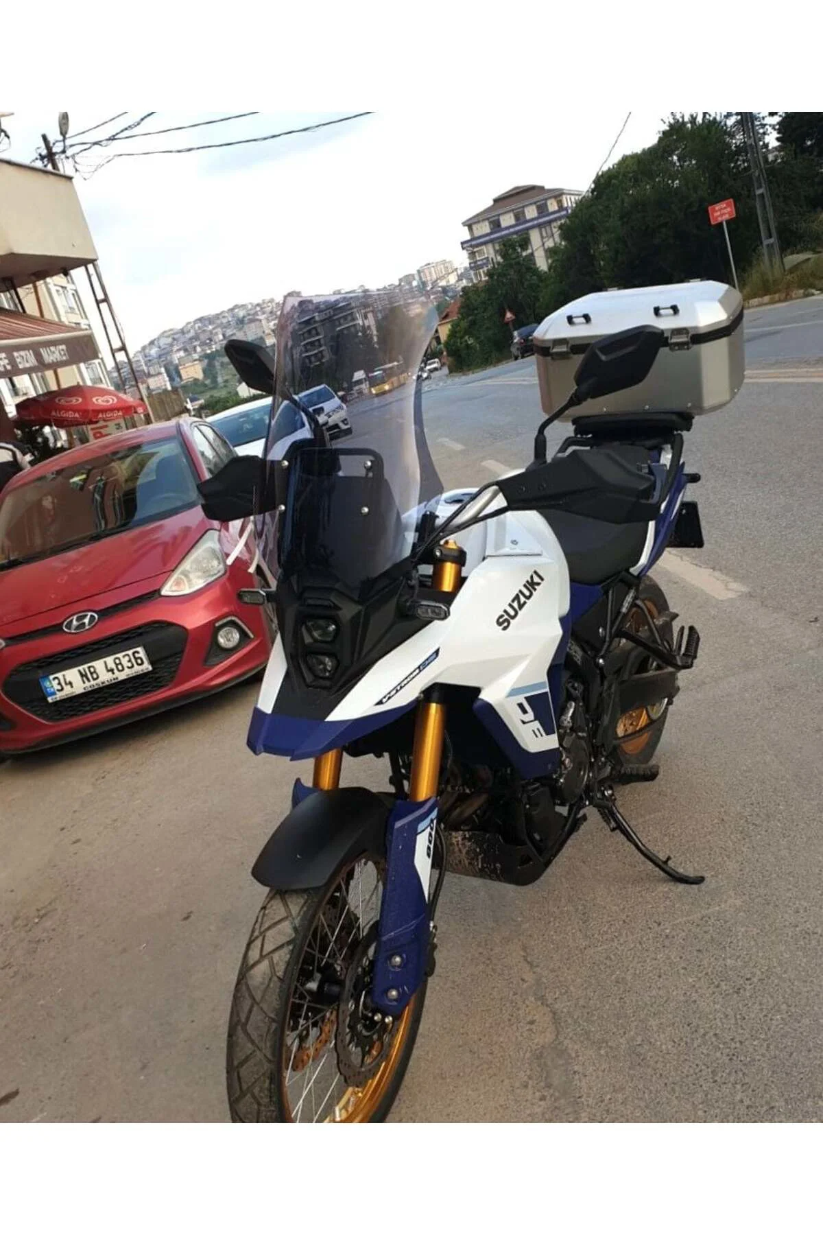 Suzuki V-strom 800 SE Ön Cam 2023-2026 Model 50cm Füme Renkli 4mm