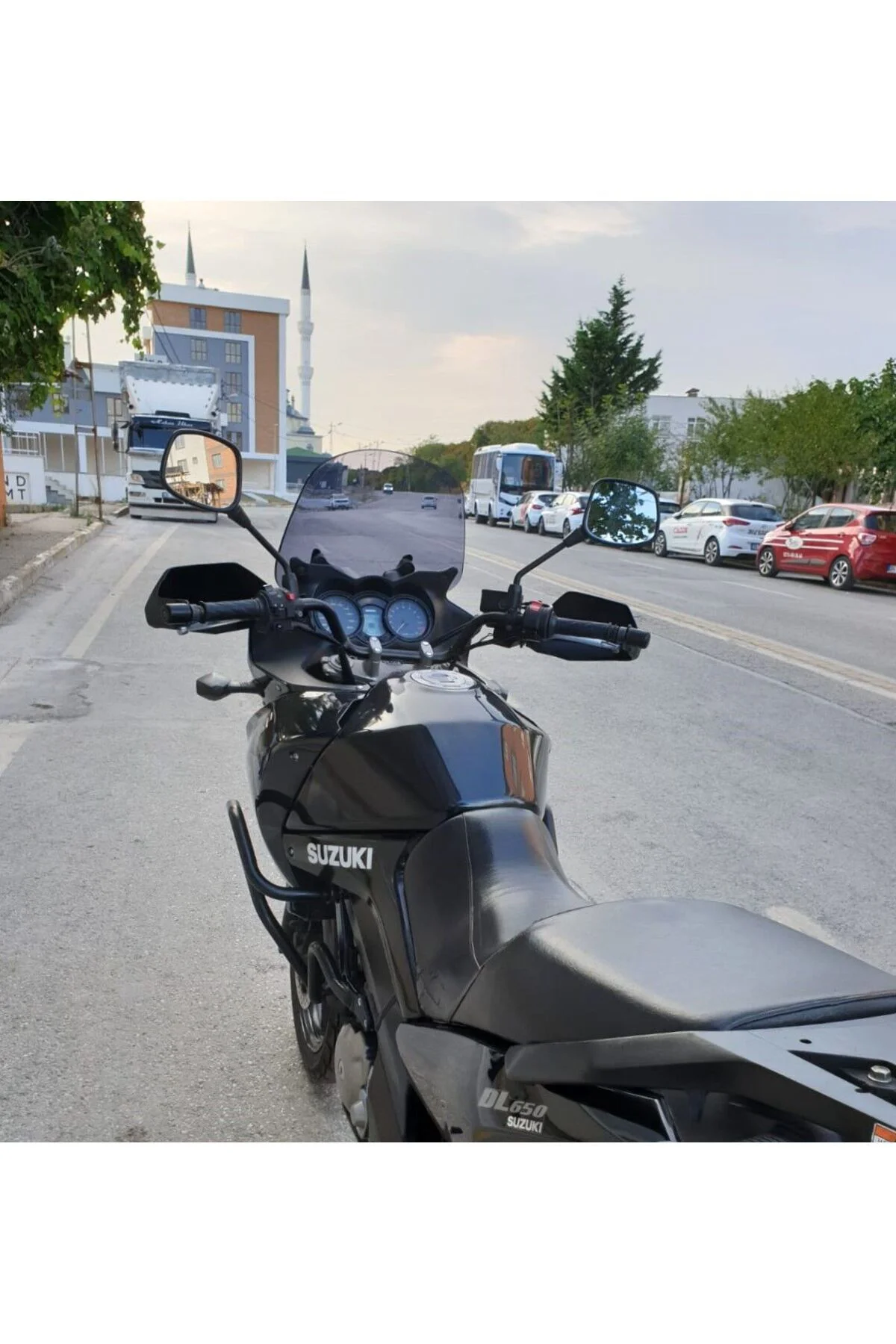 Suzuki V-strom DL 1000 Ön Cam 2004-2010 Model 45cm Füme Renkli 4mm
